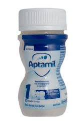 Aptamil First Infant Milk - Ready to Feed, 70ml, Box of 24 Bottles